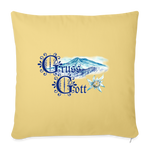 Grüss Gott - Throw Pillow Cover - washed yellow