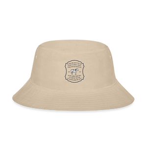 Grass for Cattle - Bucket Hat - cream