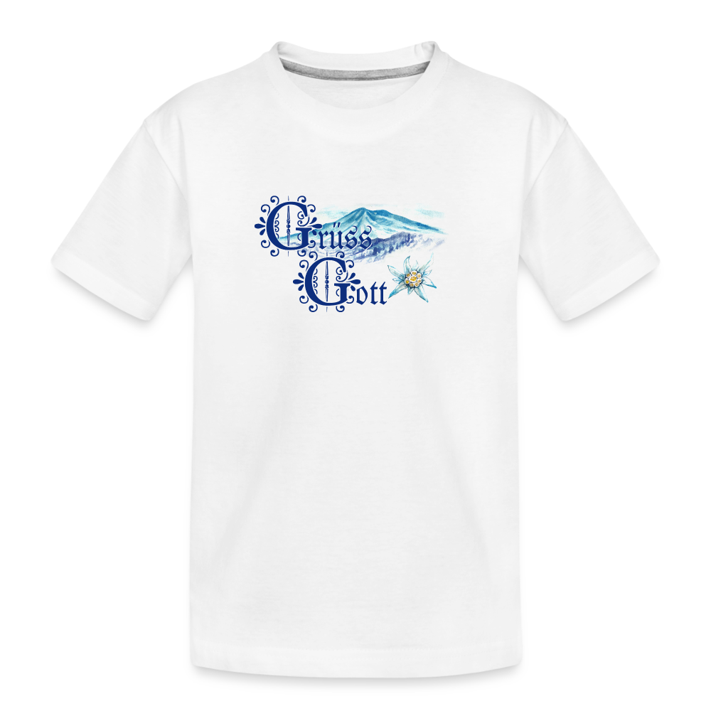 Grüss Gott - Kid’s Premium Organic T-Shirt - white
