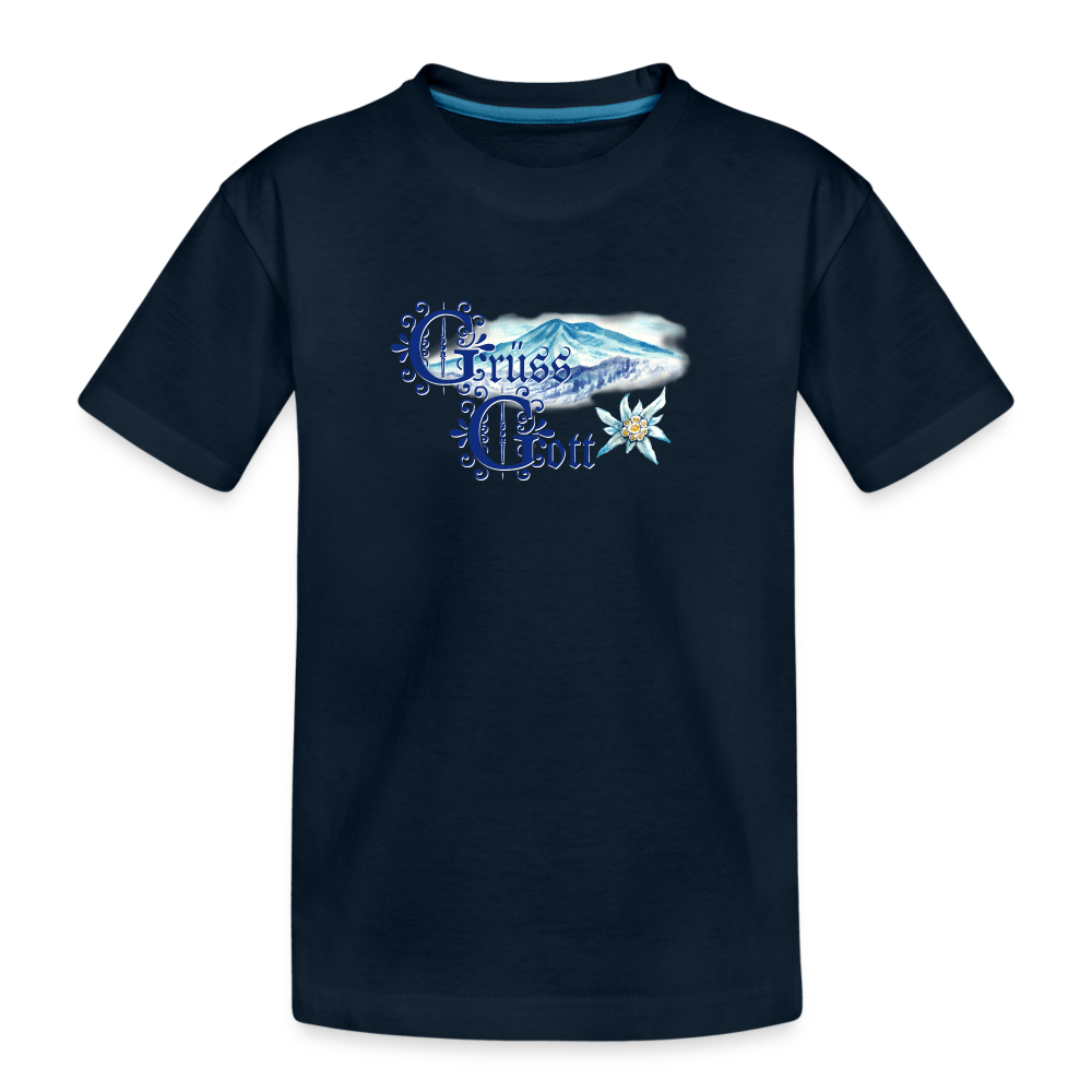 Grüss Gott - Kid’s Premium Organic T-Shirt - deep navy