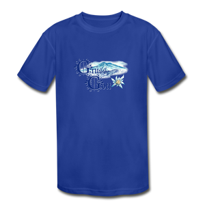 Grüss Gott - Kids' Moisture Wicking Performance T-Shirt - royal blue