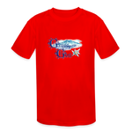 Grüss Gott - Kids' Moisture Wicking Performance T-Shirt - red