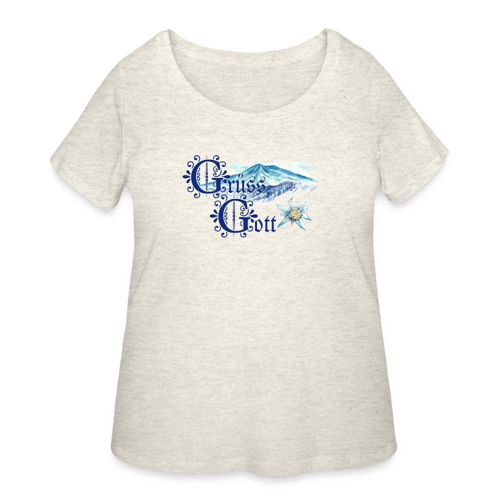 Grüss Gott - Women’s Curvy T-Shirt - heather oatmeal