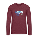 Grüss Gott - Men's Premium Long Sleeve T-Shirt - heather burgundy