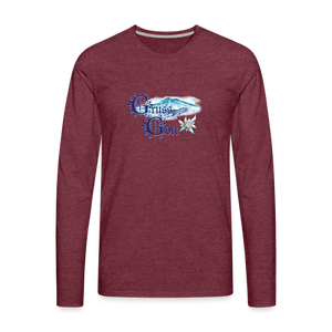 Grüss Gott - Men's Premium Long Sleeve T-Shirt - heather burgundy