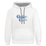 Grüss Gott - Contrast Hoodie - white/gray