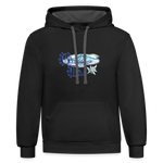 Grüss Gott - Contrast Hoodie - black/asphalt