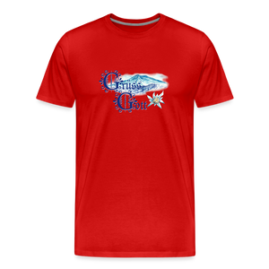 Grüss Gott - Men's Premium T-Shirt - red