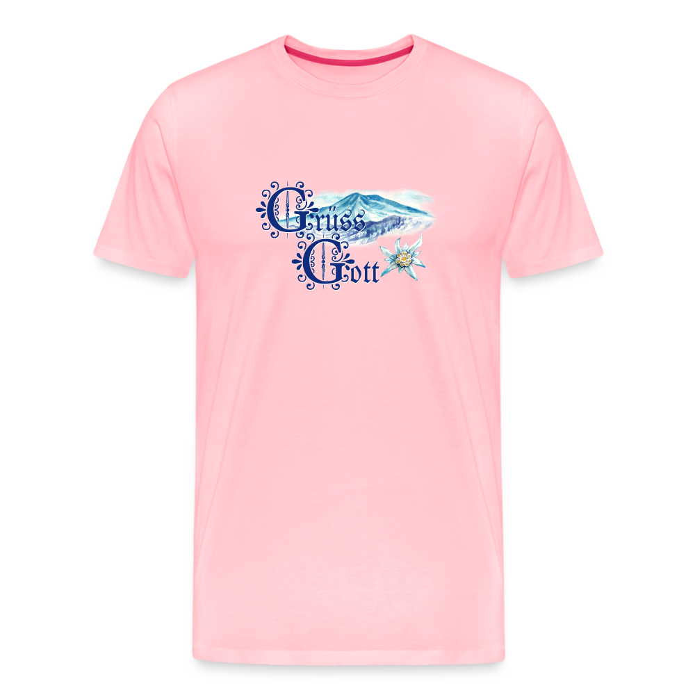 Grüss Gott - Men's Premium T-Shirt - pink