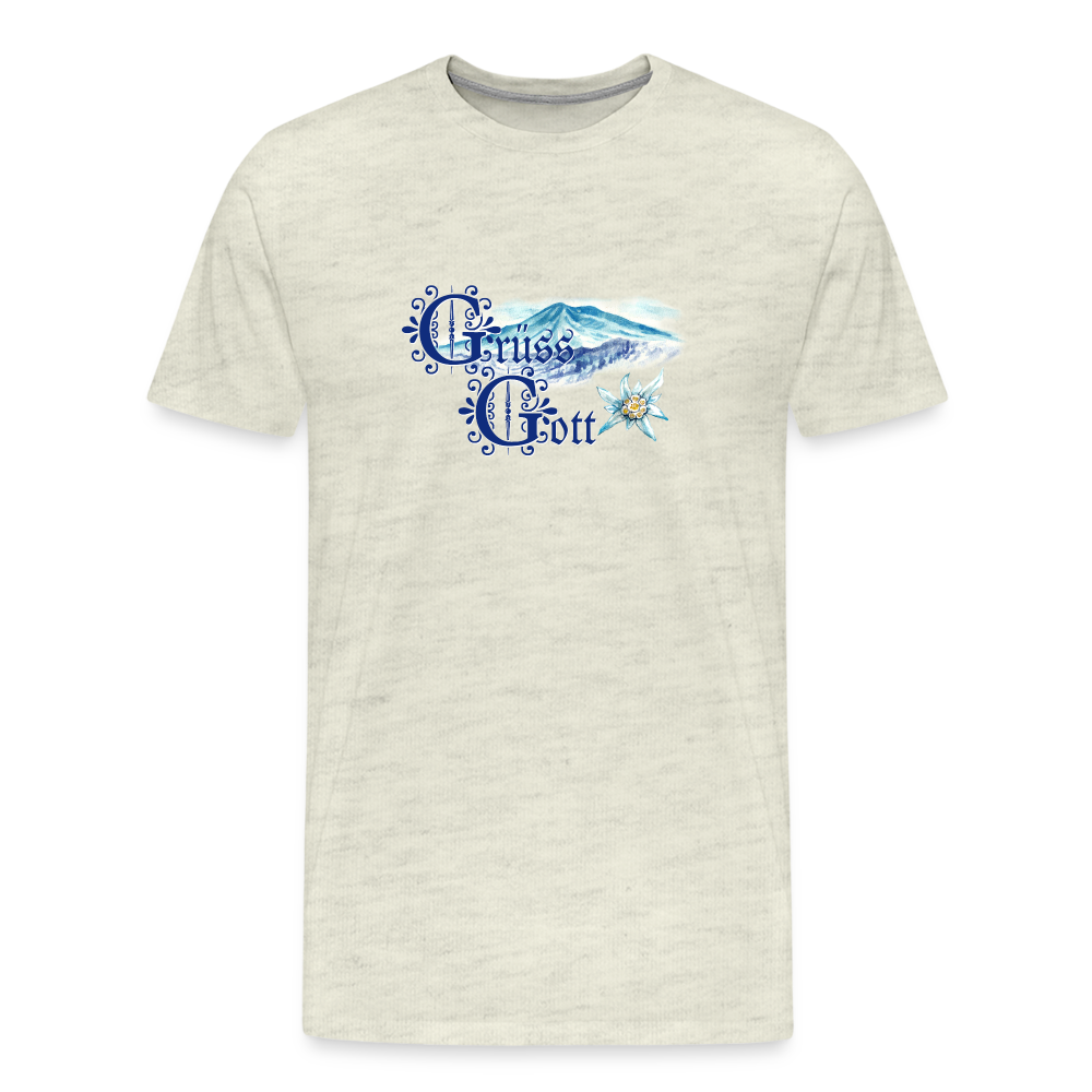 Grüss Gott - Men's Premium T-Shirt - heather oatmeal