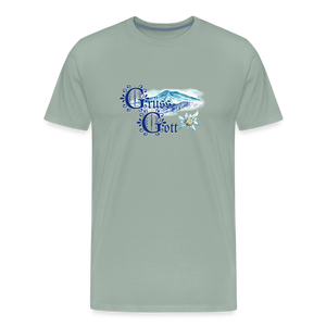 Grüss Gott - Men's Premium T-Shirt - steel green