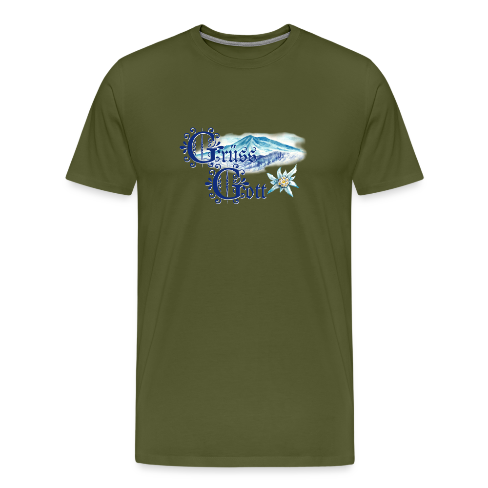 Grüss Gott - Men's Premium T-Shirt - olive green