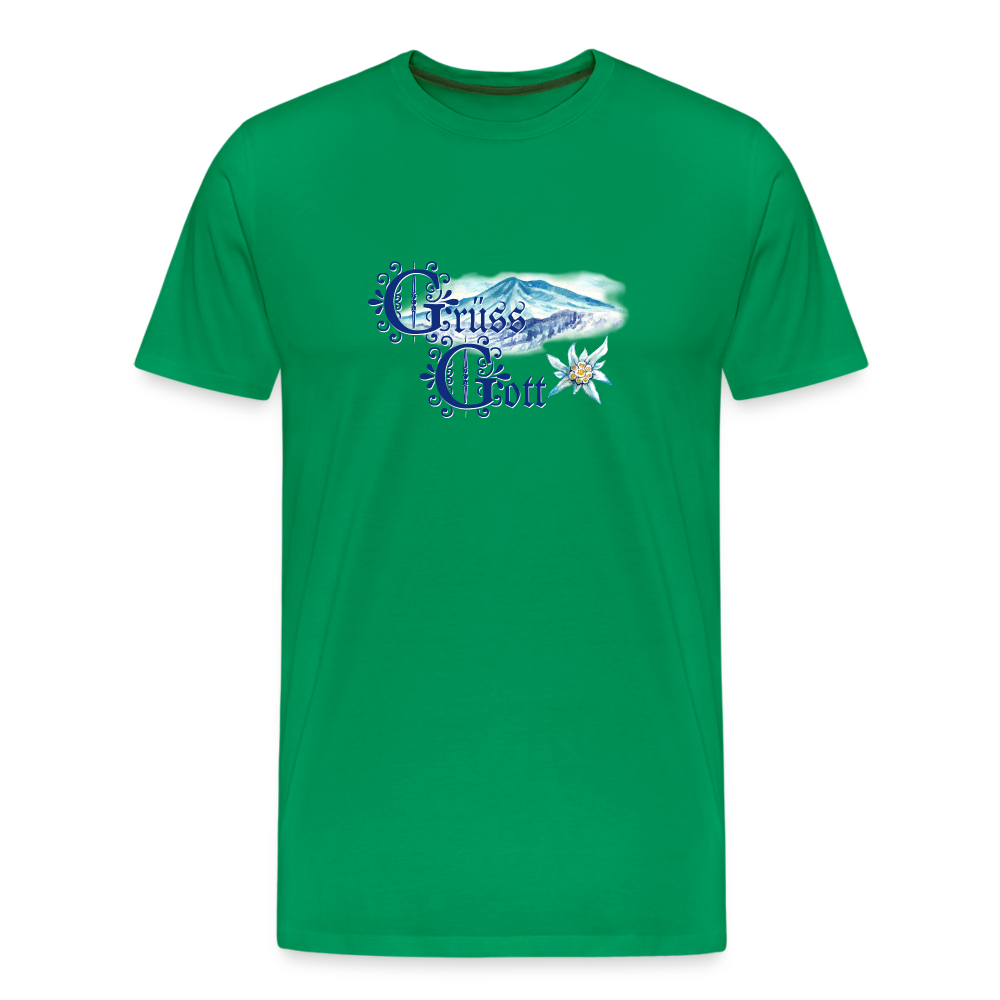 Grüss Gott - Men's Premium T-Shirt - kelly green