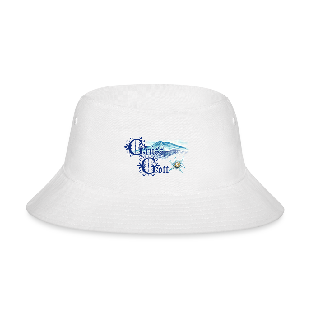Grüss Gott - Bucket Hat - white