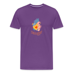 He Heals the Brokenhearted - Unisex Premium T-Shirt - purple