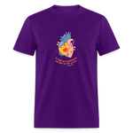 He Heals the Brokenhearted - Unisex Classic T-Shirt - purple