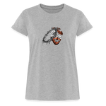 Heart for the Savior - Women's Relaxed Fit T-Shirt - heather gray