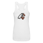 Heart for the Savior - Women’s Performance Racerback Tank Top - white