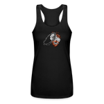 Heart for the Savior - Women’s Performance Racerback Tank Top - black