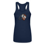 Heart for the Savior - Women’s Performance Racerback Tank Top - navy
