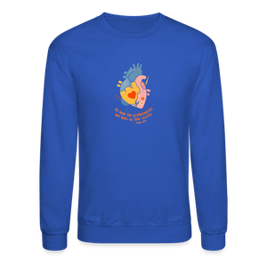 He Heals the Brokenhearted - Crewneck Sweatshirt - royal blue