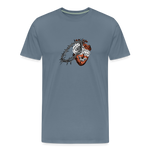 Heart for the Savior - Unisex Premium T-Shirt - steel blue