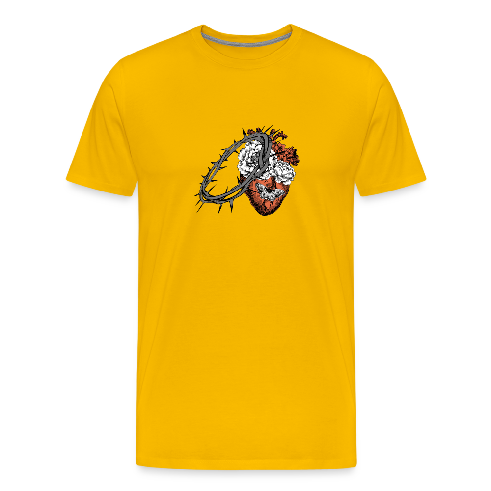 Heart for the Savior - Unisex Premium T-Shirt - sun yellow