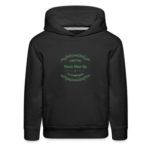 May the Road Rise Up to Meet You - Kids‘ Premium Hoodie - black