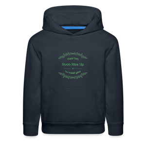 May the Road Rise Up to Meet You - Kids‘ Premium Hoodie - navy