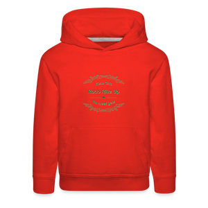 May the Road Rise Up to Meet You - Kids‘ Premium Hoodie - red