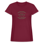 May the Road Rise Up to Meet You - Women's Relaxed Fit T-Shirt - burgundy
