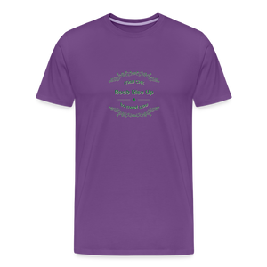 May the Road Rise Up to Meet You - Unisex Premium T-Shirt - purple