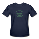 May the Road Rise Up to Meet You - Men’s Moisture Wicking Performance T-Shirt - navy