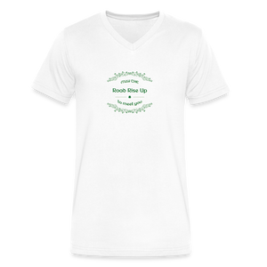 May the Road Rise Up to Meet You - Men's V-Neck T-Shirt - white