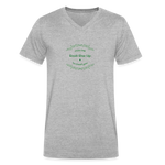 May the Road Rise Up to Meet You - Men's V-Neck T-Shirt - heather gray