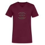 May the Road Rise Up to Meet You - Men's V-Neck T-Shirt - maroon