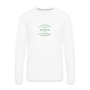 May the Road Rise Up to Meet You - Men's Premium Long Sleeve T-Shirt - white
