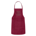 May the Road Rise Up to Meet You - Adjustable Apron - burgundy