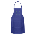 May the Road Rise Up to Meet You - Adjustable Apron - royal blue