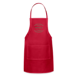 May the Road Rise Up to Meet You - Adjustable Apron - red