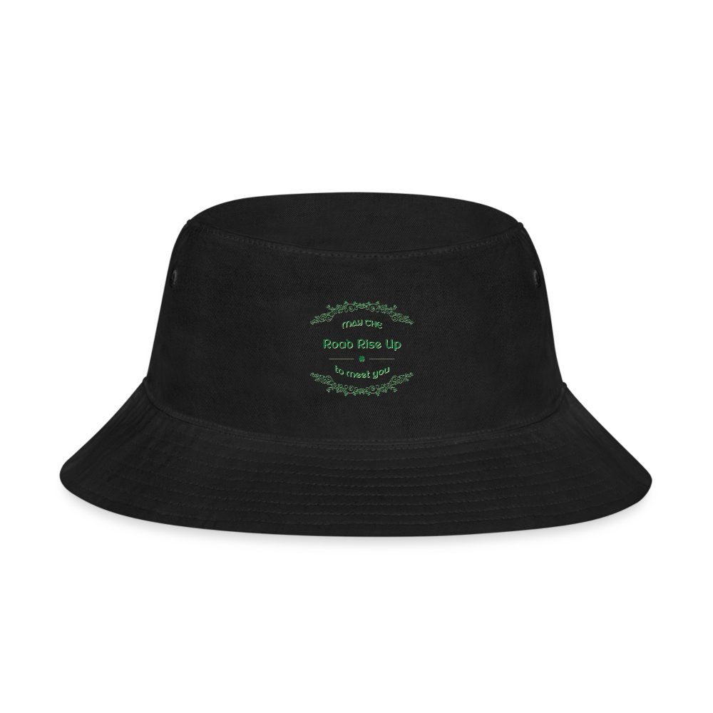 May the Road Rise Up to Meet You - Bucket Hat - black