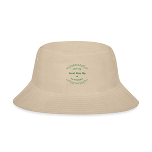 May the Road Rise Up to Meet You - Bucket Hat - cream