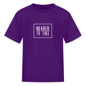 Nearer to Thee - Kids' T-Shirt - purple