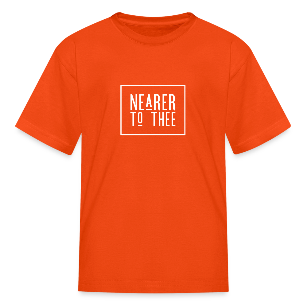 Nearer to Thee - Kids' T-Shirt - orange