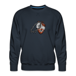 Heart for the Savior - Men’s Premium Sweatshirt - navy