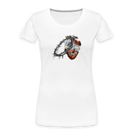 Heart for the Savior - Women’s Premium Organic T-Shirt - white