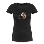 Heart for the Savior - Women’s Premium Organic T-Shirt - charcoal grey