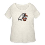 Heart for the Savior - Women’s Curvy T-Shirt - heather oatmeal