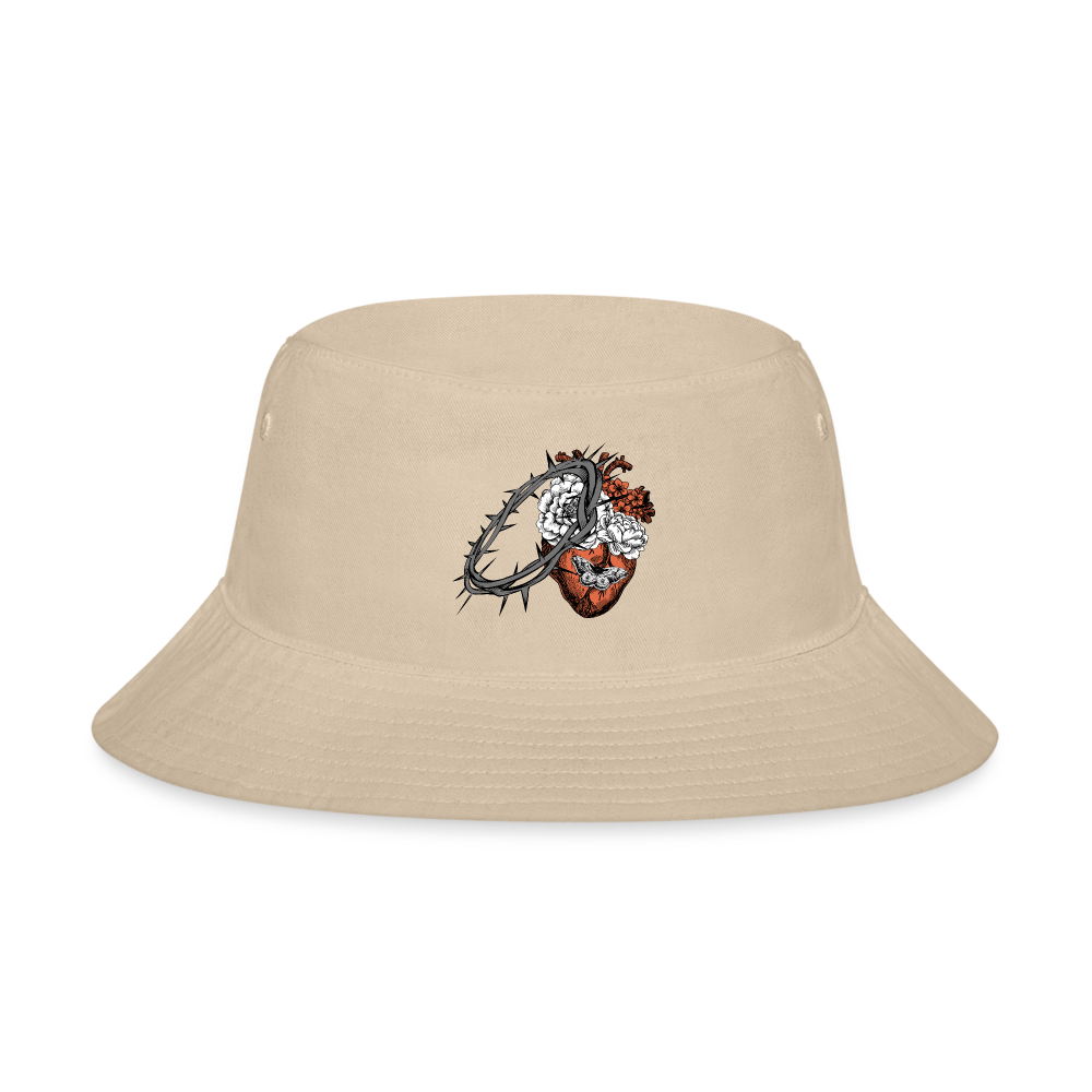 Heart for the Savior - Bucket Hat - cream
