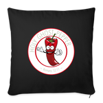 Holy Ghost Pepper - Throw Pillow Cover - black